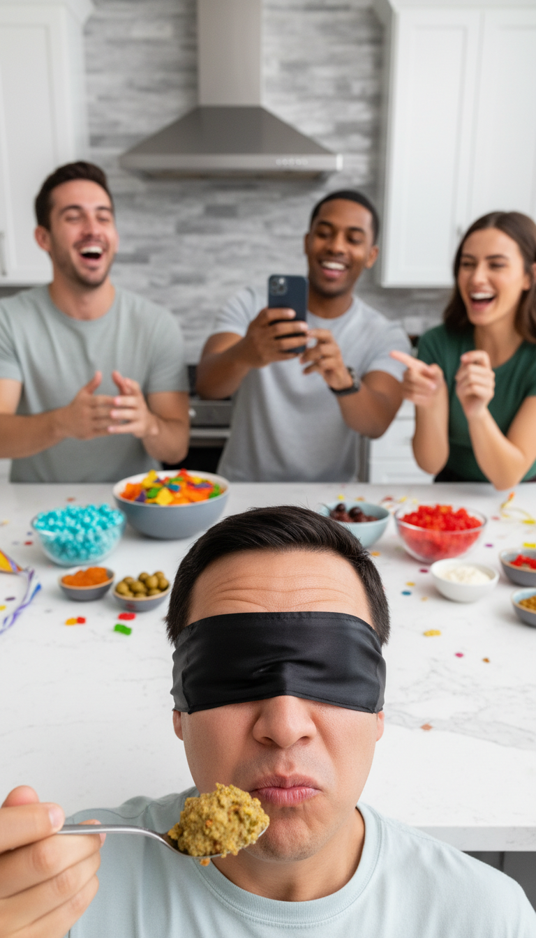 Blindfolded Taste Test (Funny Foods/Drinks)