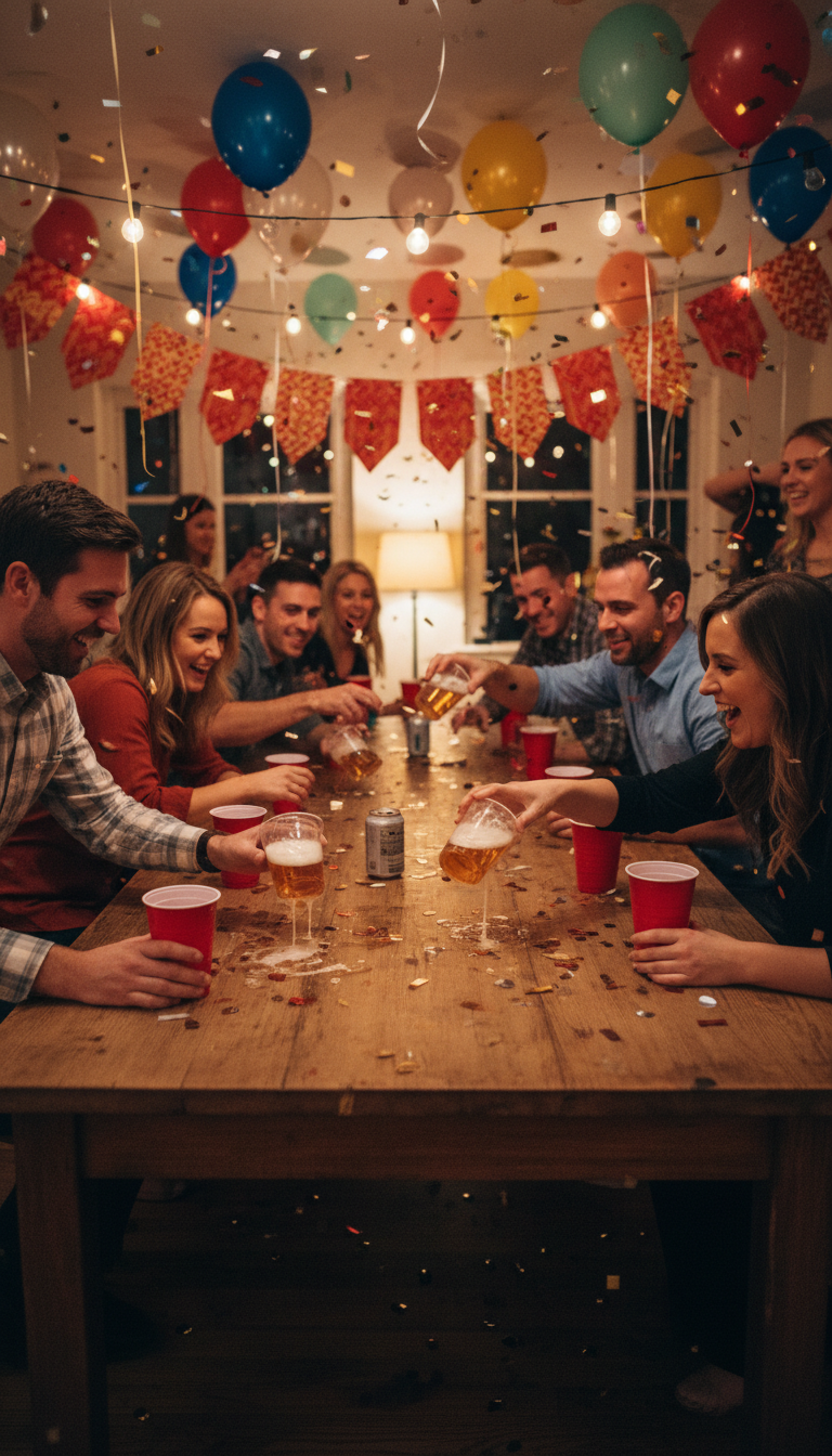 Flip Cup: Team Speed Challenge
