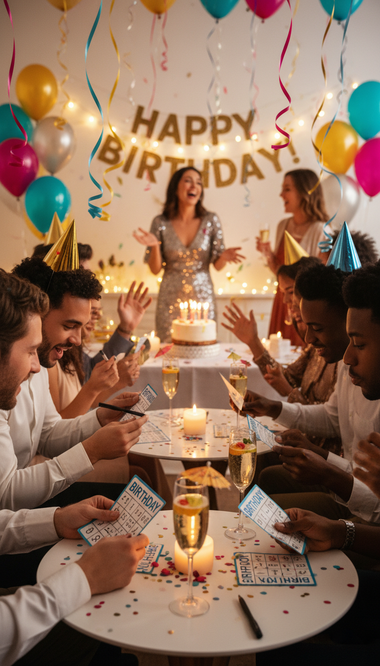 Birthday Person Bingo: Personalize Your Sips