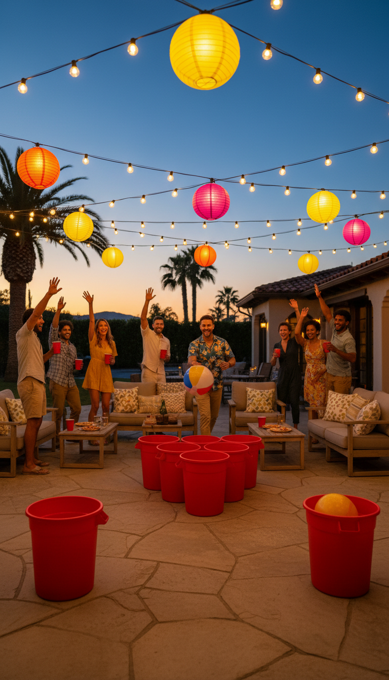 Giant Goblets: Life-Sized Beer Pong (or Soda Pong)