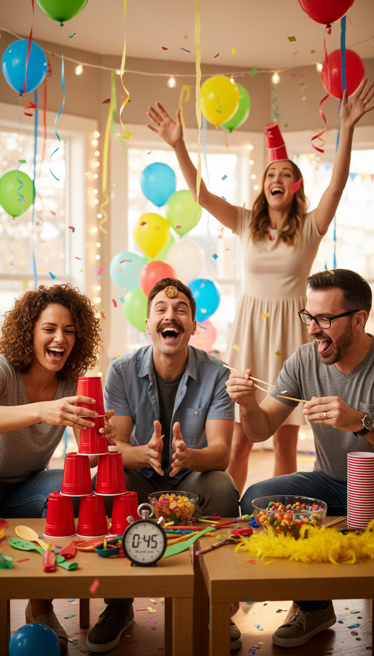 High-Energy 'Minute to Win It' Challenges