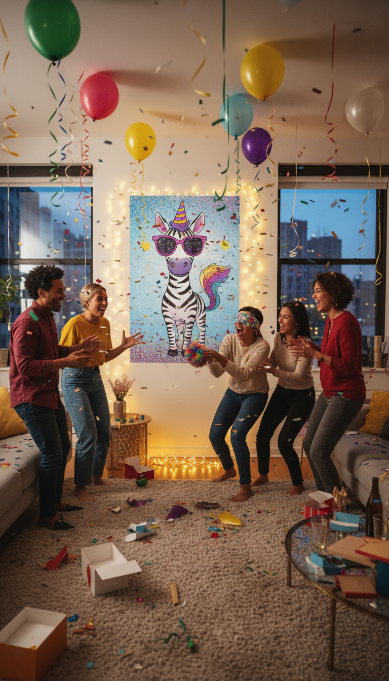Pin the Tail on the Party Animal
