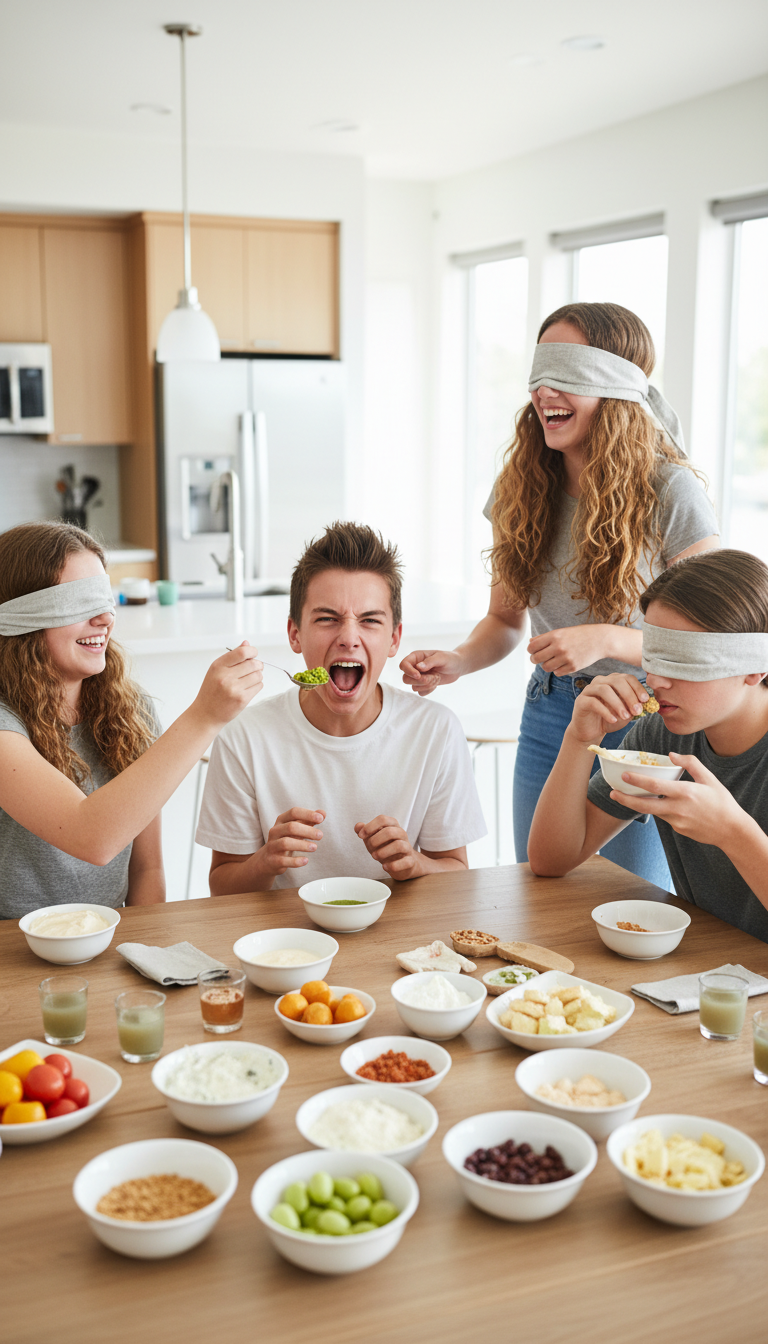 Blindfolded Taste Test Challenge