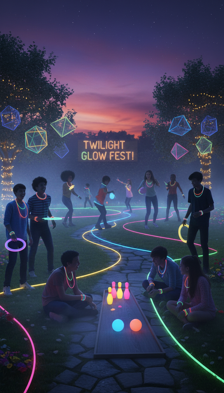 Glow-in-the-Dark Games Extravaganza