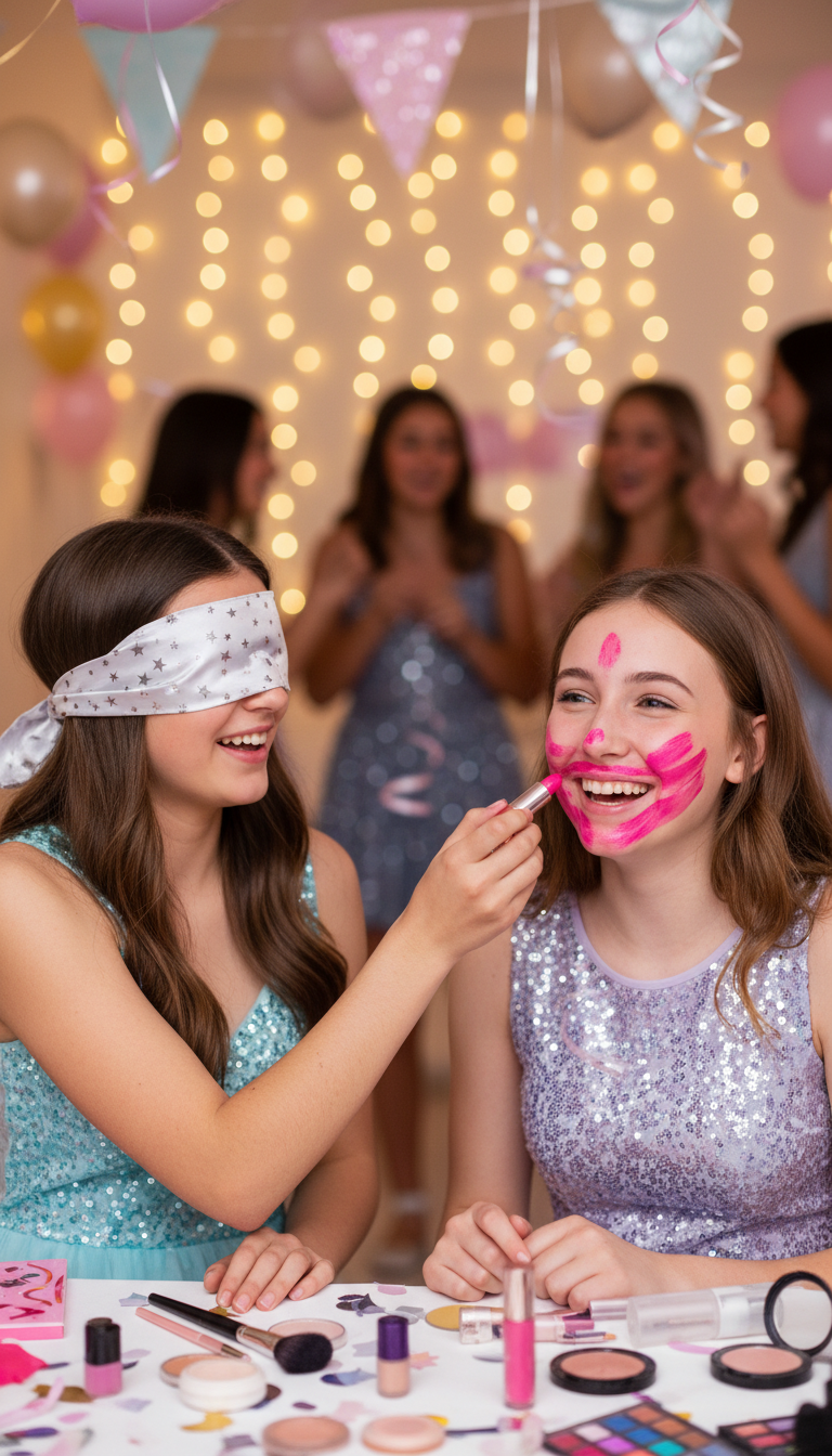 Blindfolded Makeup Challenge
