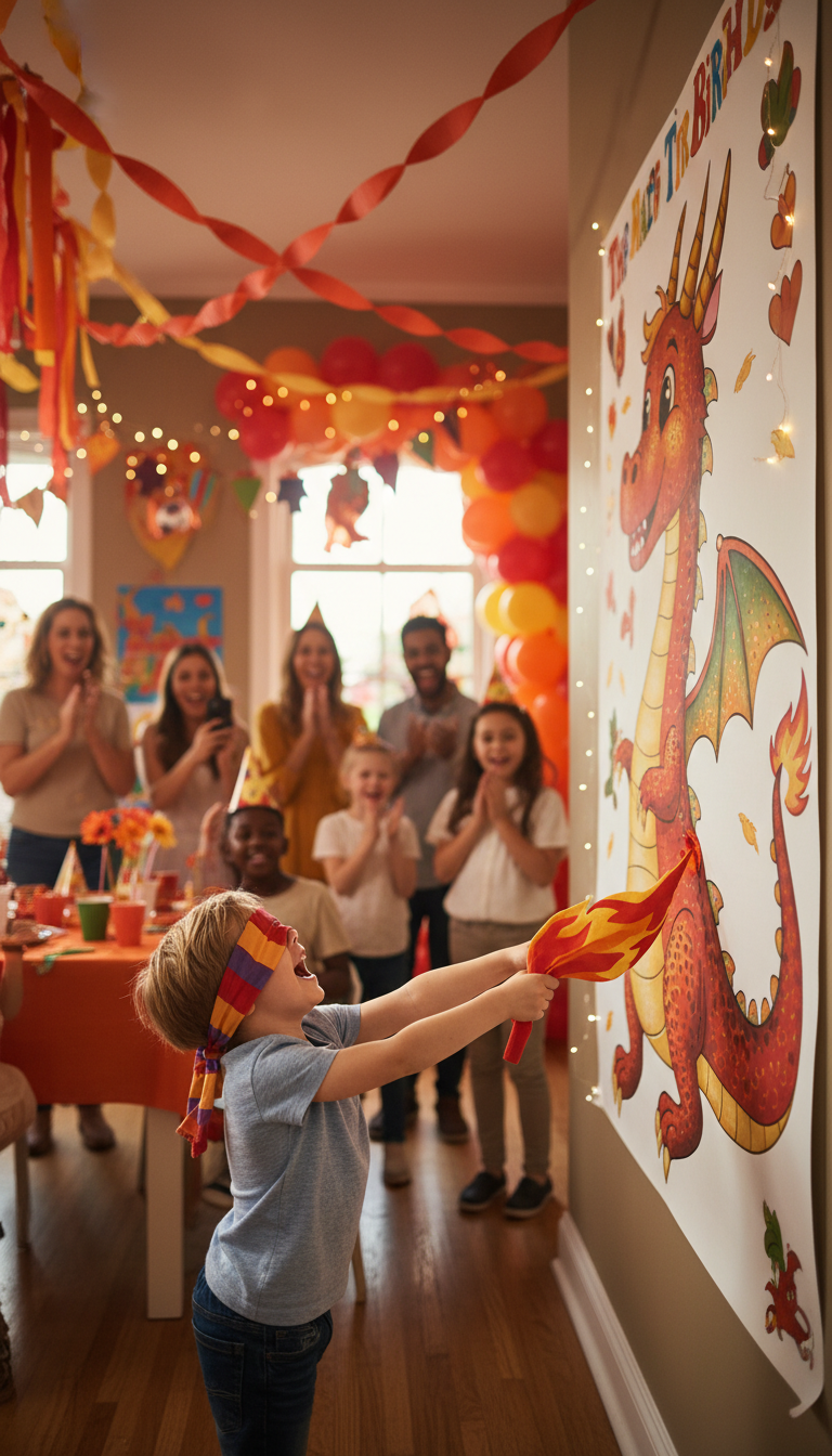 Pin the Tail on the Birthday Theme