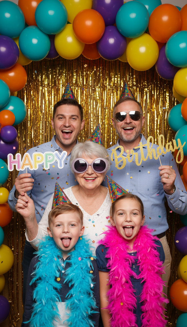Birthday Photo Booth Fun