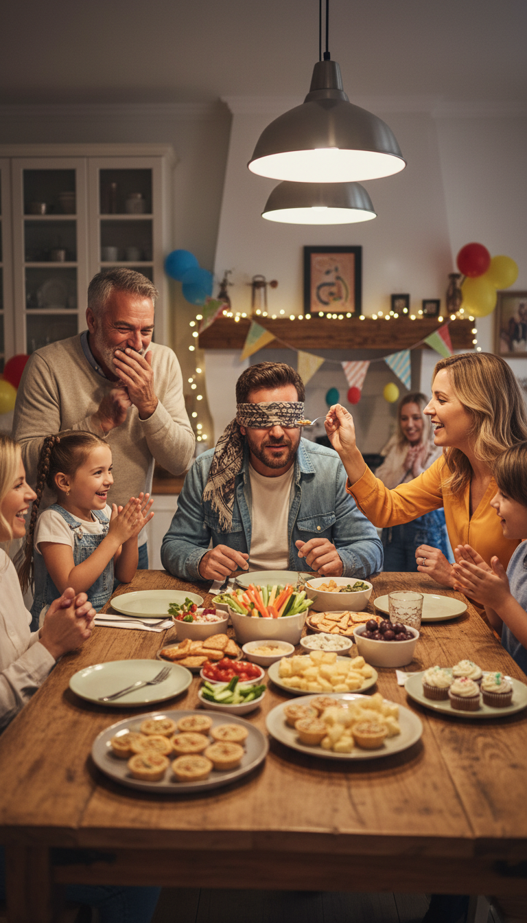 Blindfolded Taste Test Guessing Game