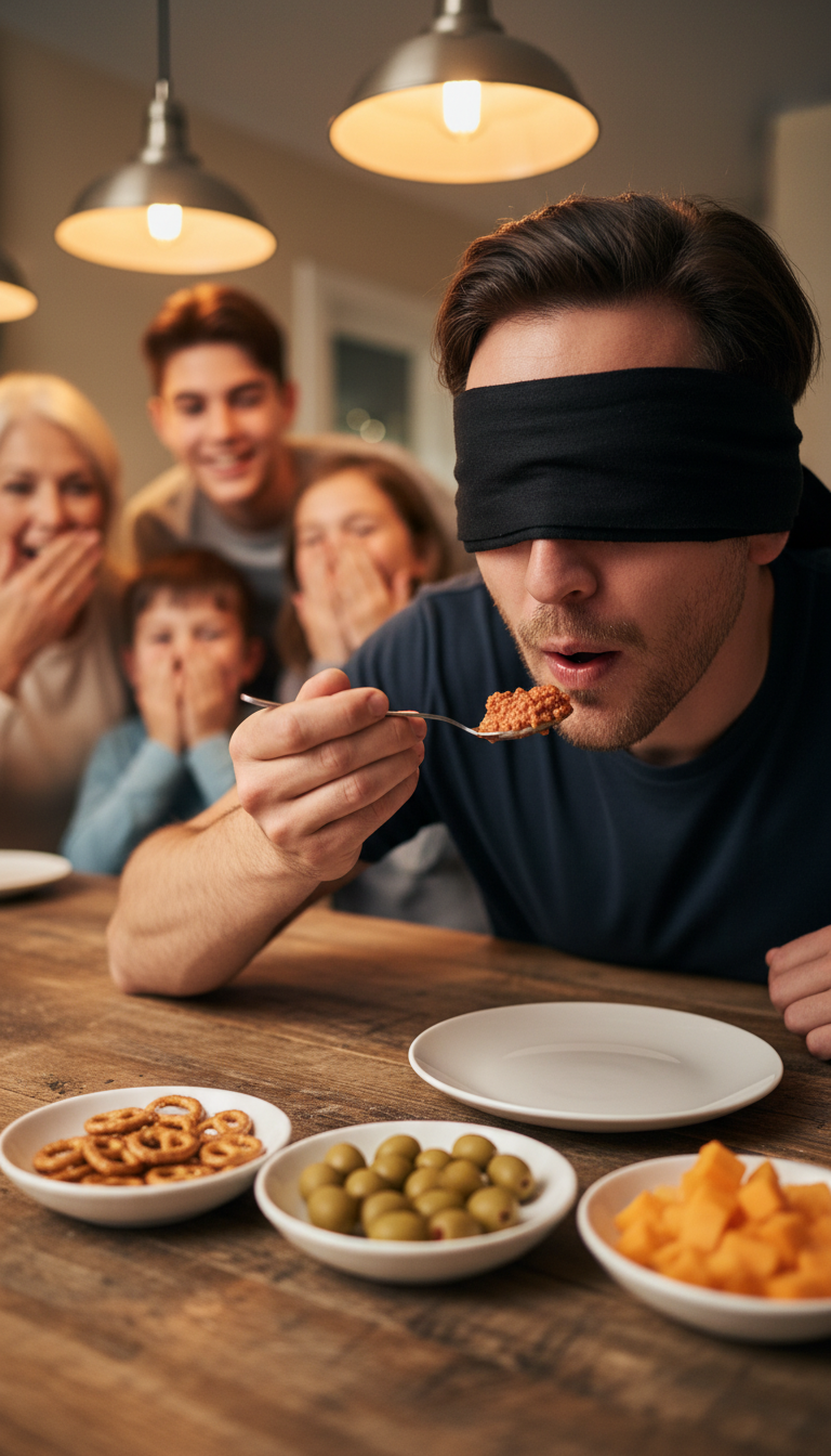 Blindfolded Taste Test Challenge