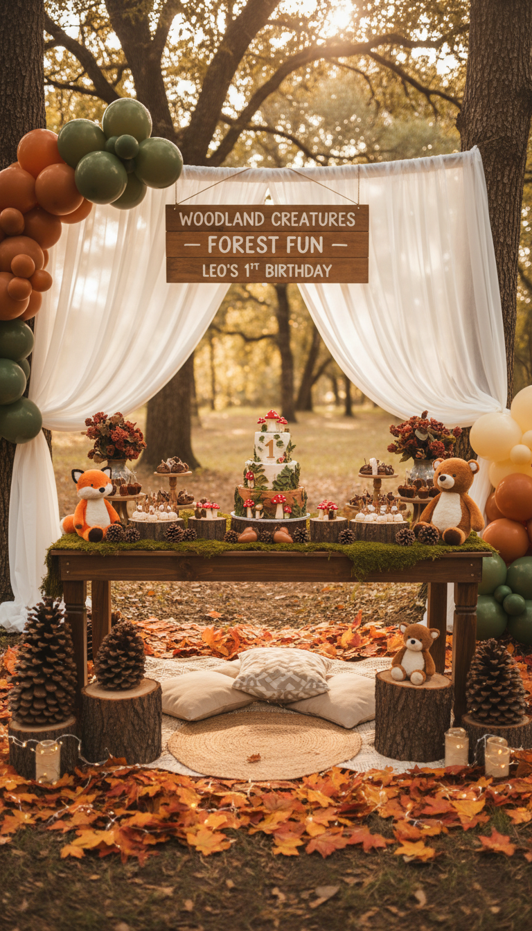 Woodland Creatures Forest Fun