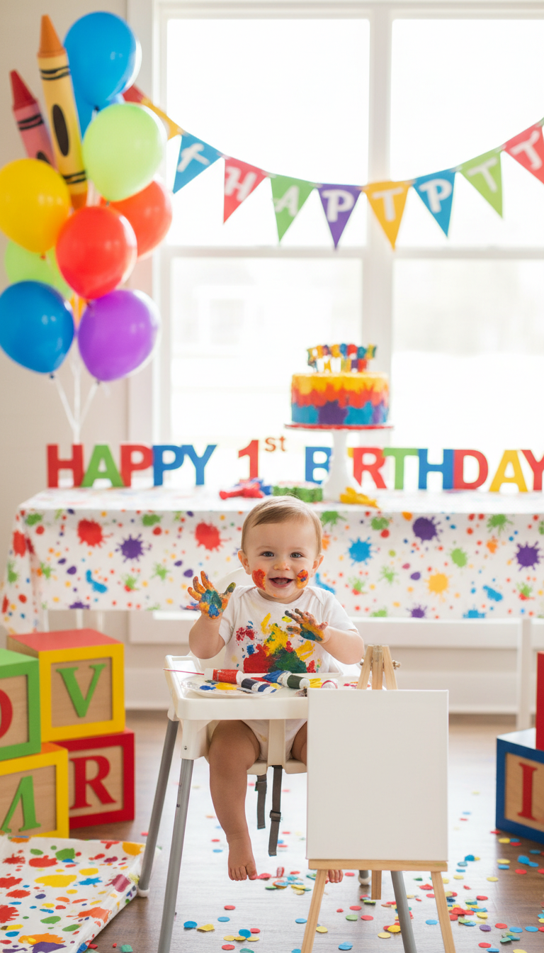 Little Artist's Canvas Party