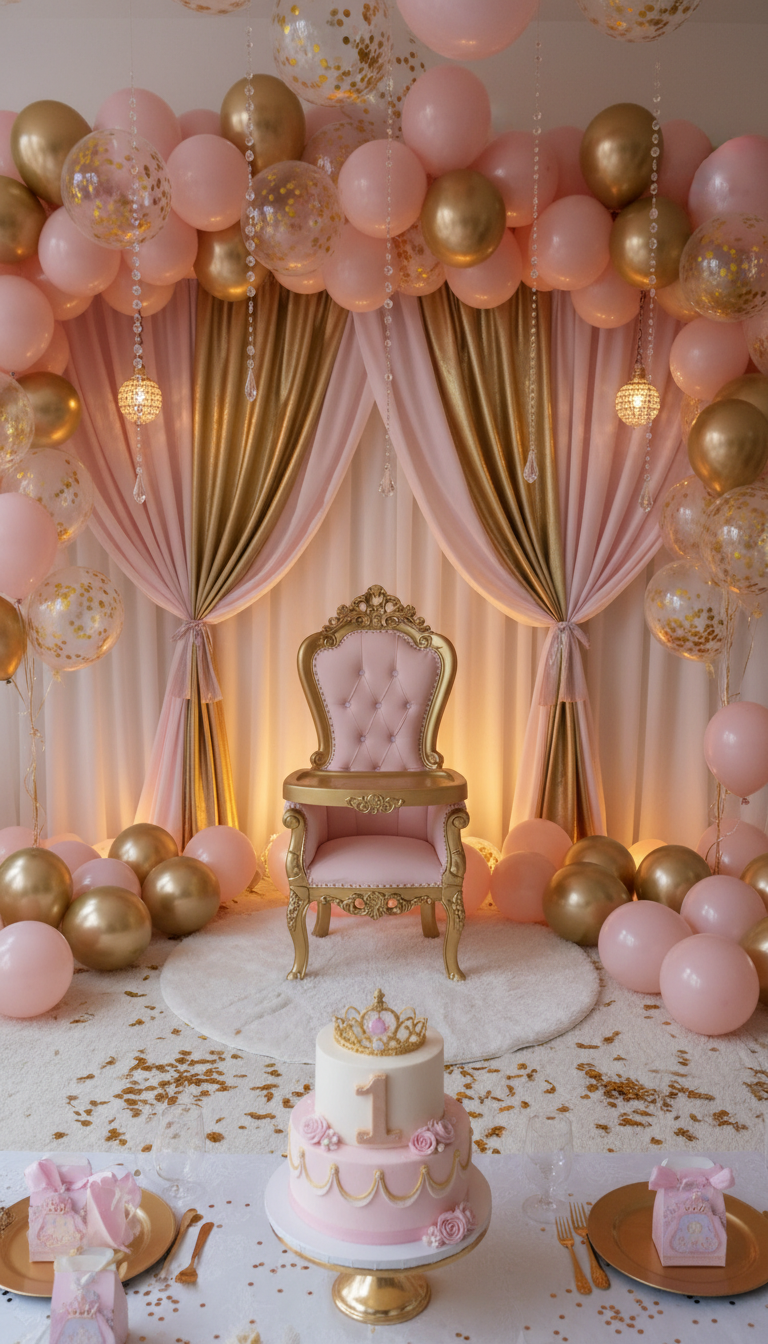 Pink and Gold Princess Palace