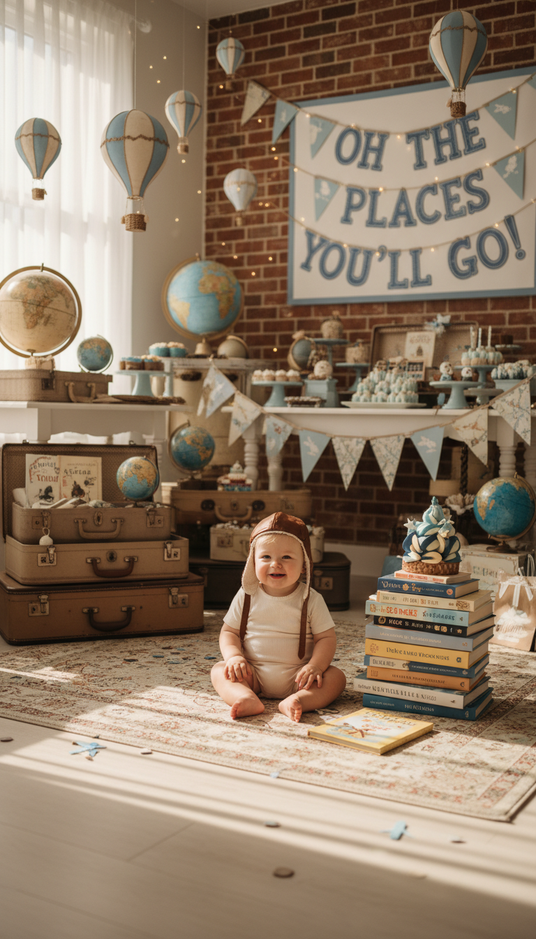 'Oh The Places You'll Go' Travel Theme