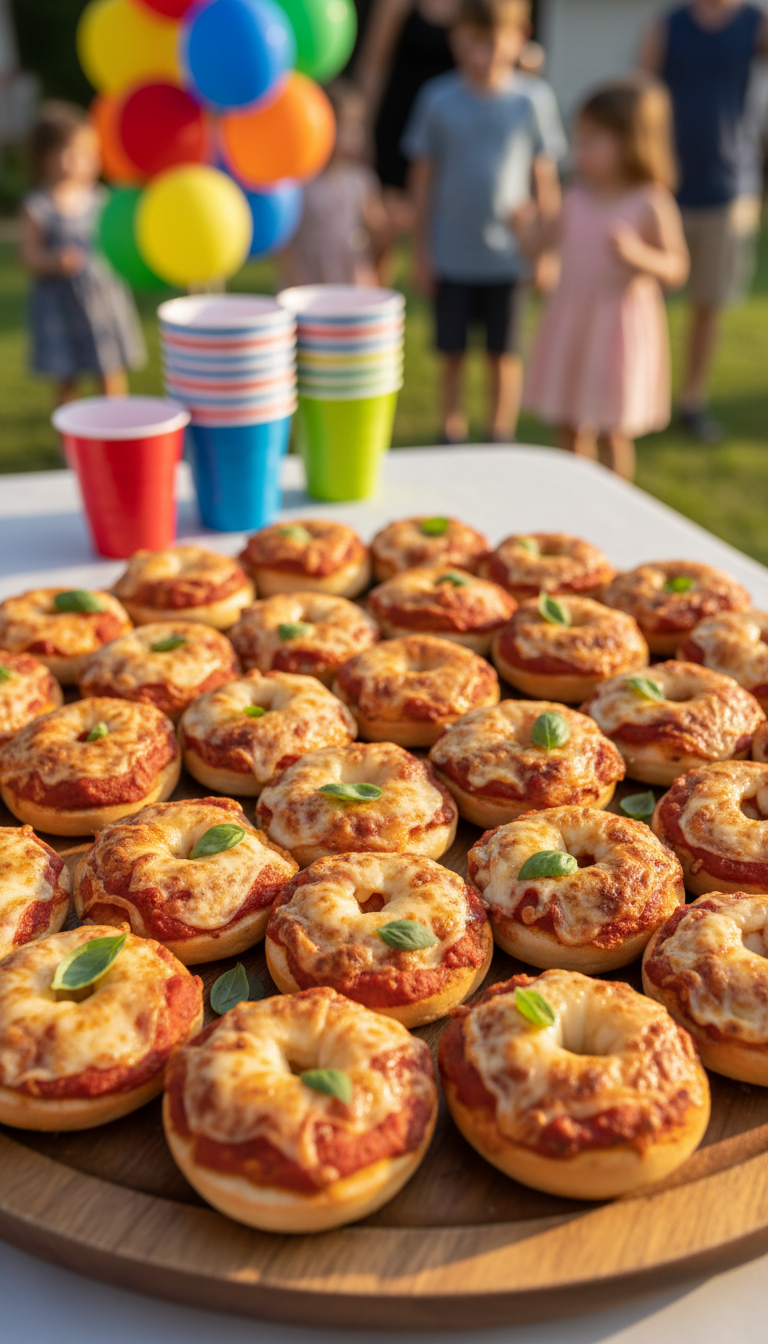 Mini Pizza Bagels