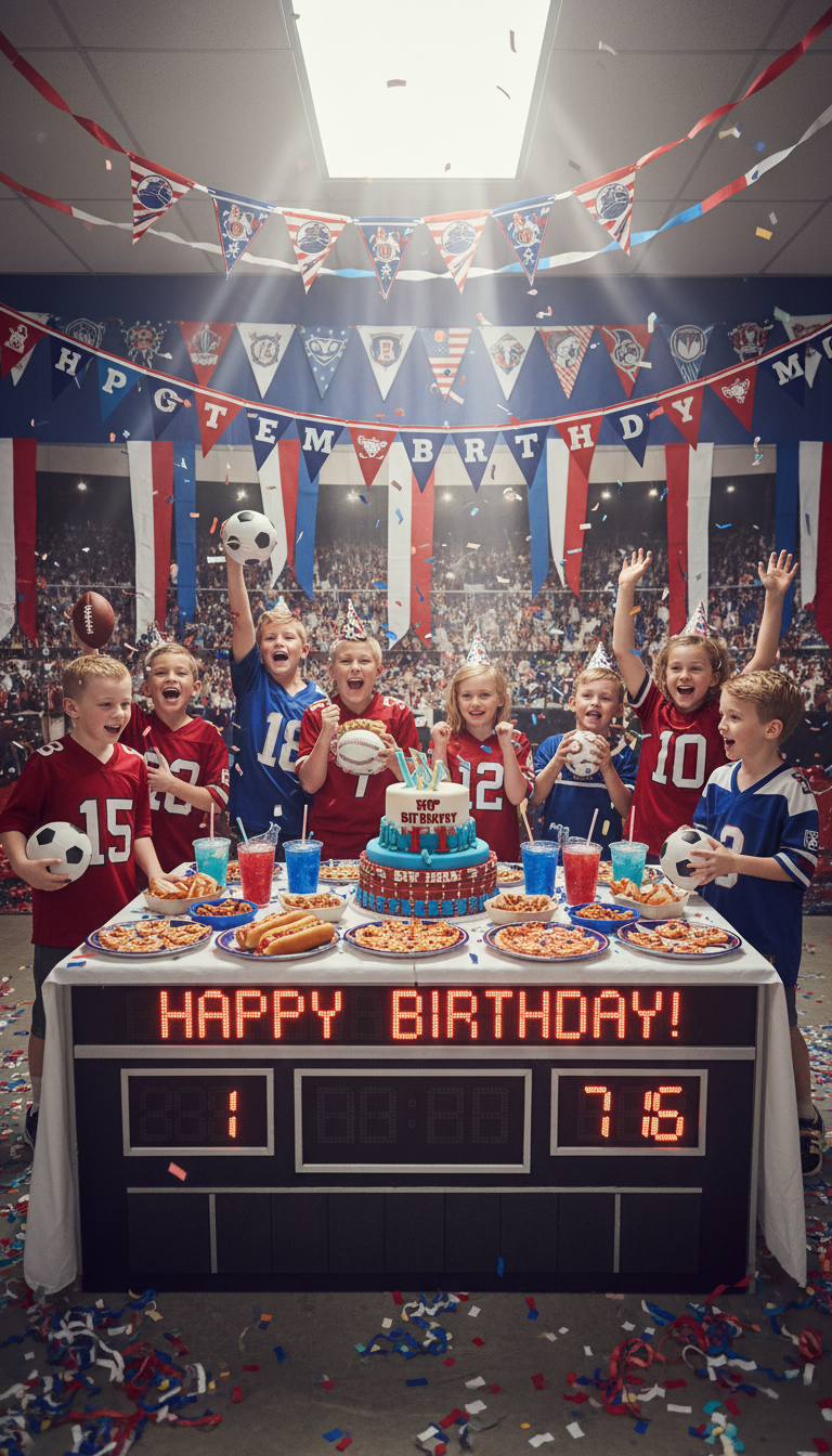 Sports Arena Celebration