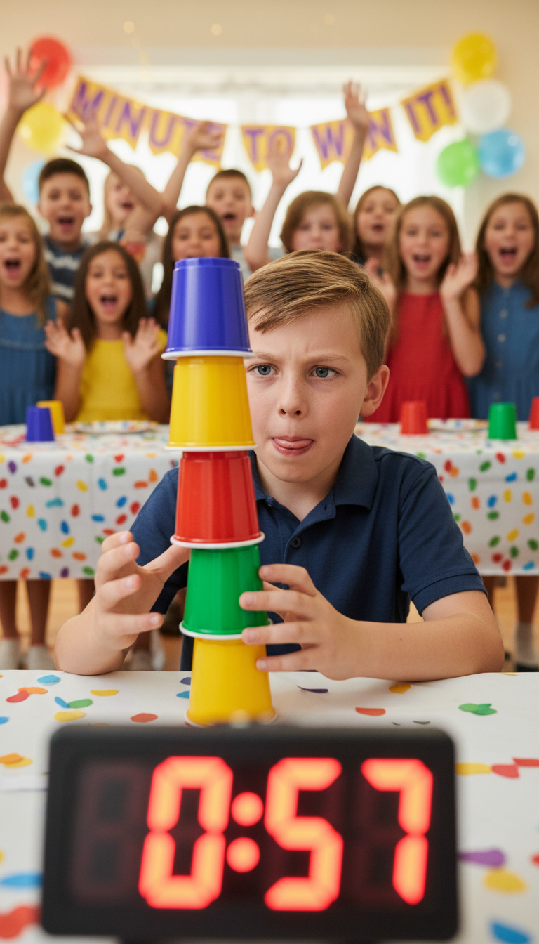 Minute to Win It Challenges (Kid Edition)