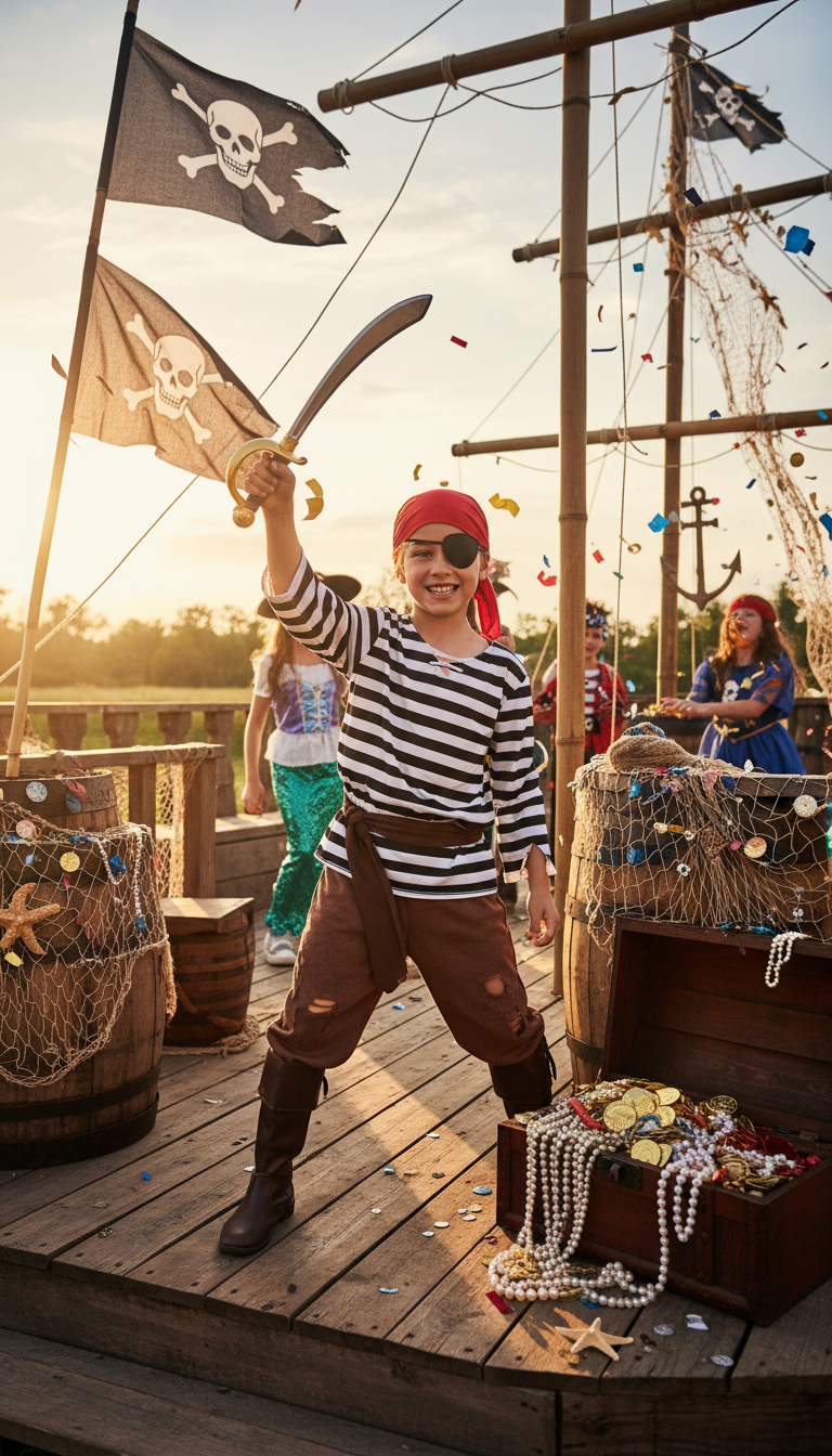 Swashbuckling Pirate Captain