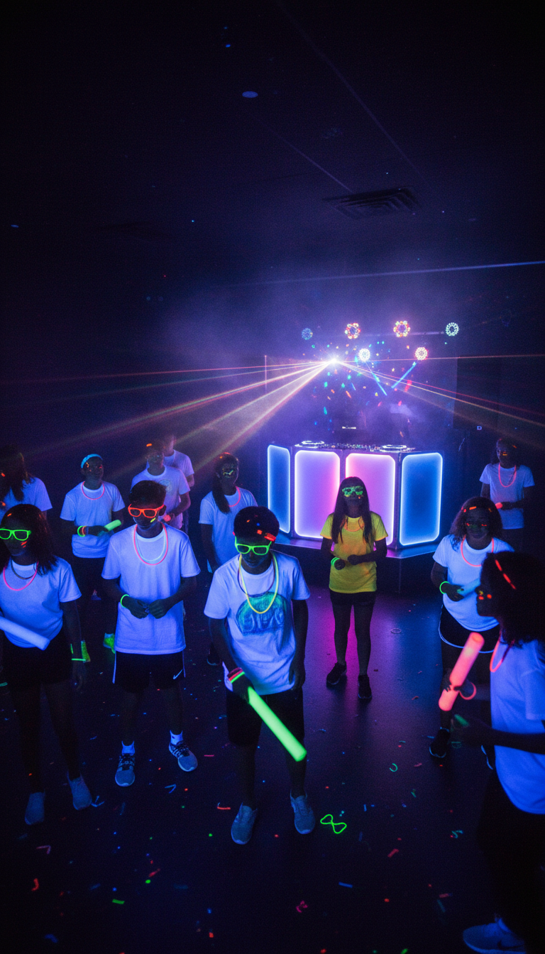 Neon Glow Rave Party
