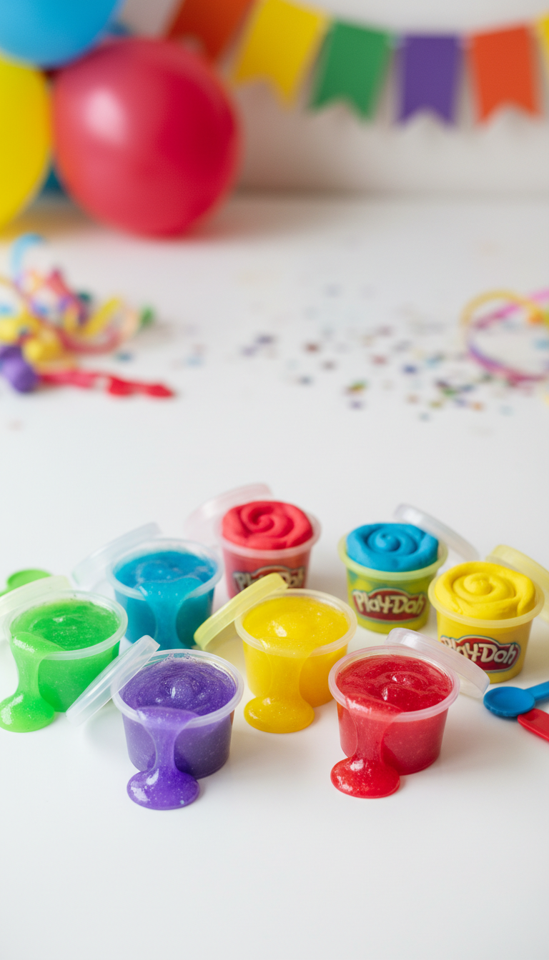 Slime or Play-Doh Tubs