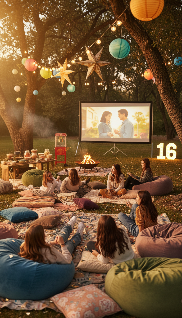 Outdoor Movie Night & Festival Vibe