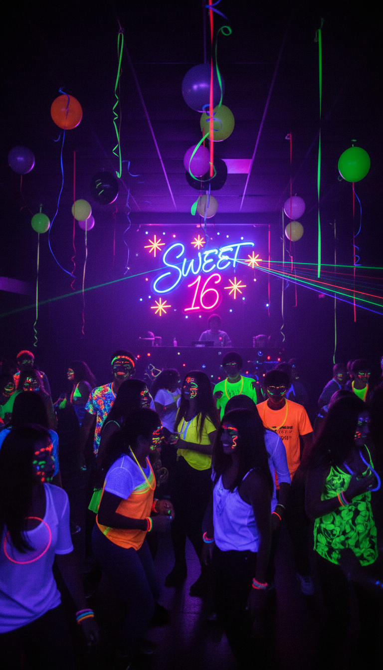 Neon Glow Dance Party