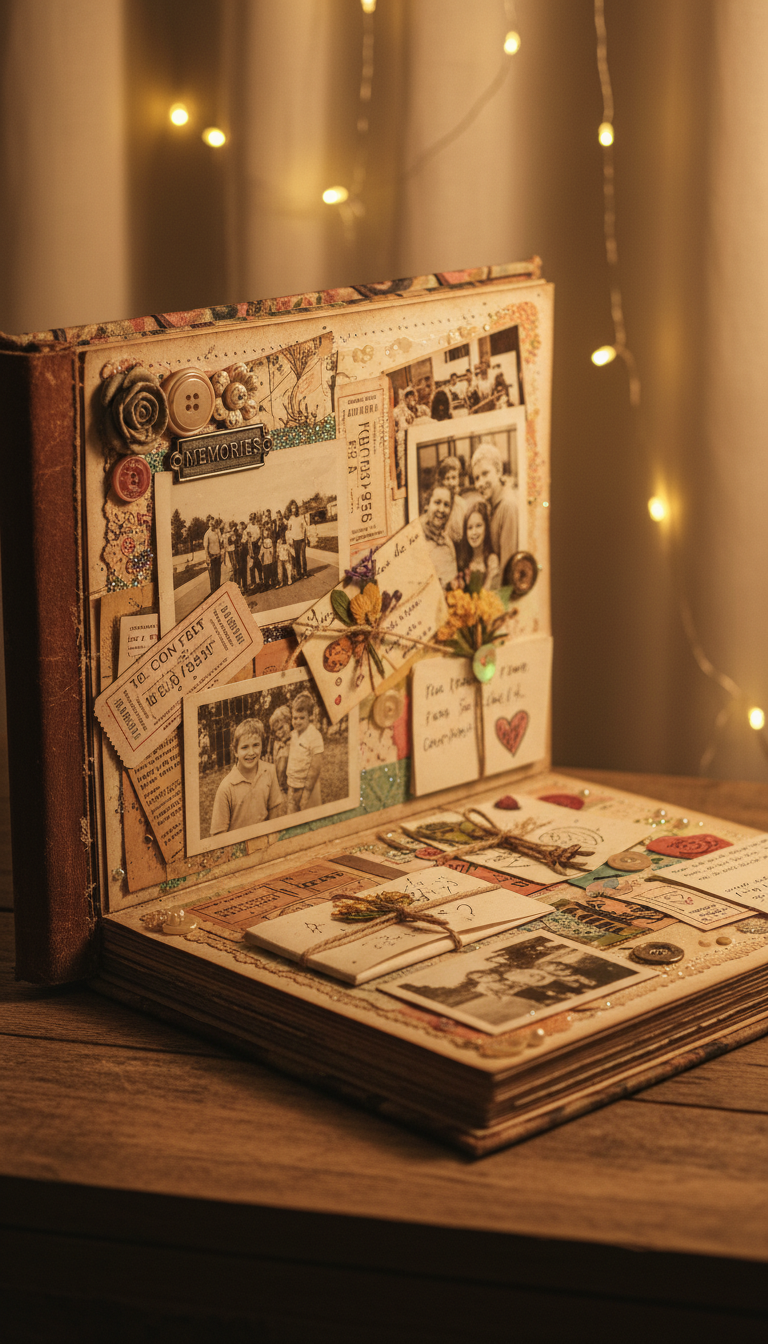 Memory Scrapbook or Photo Album