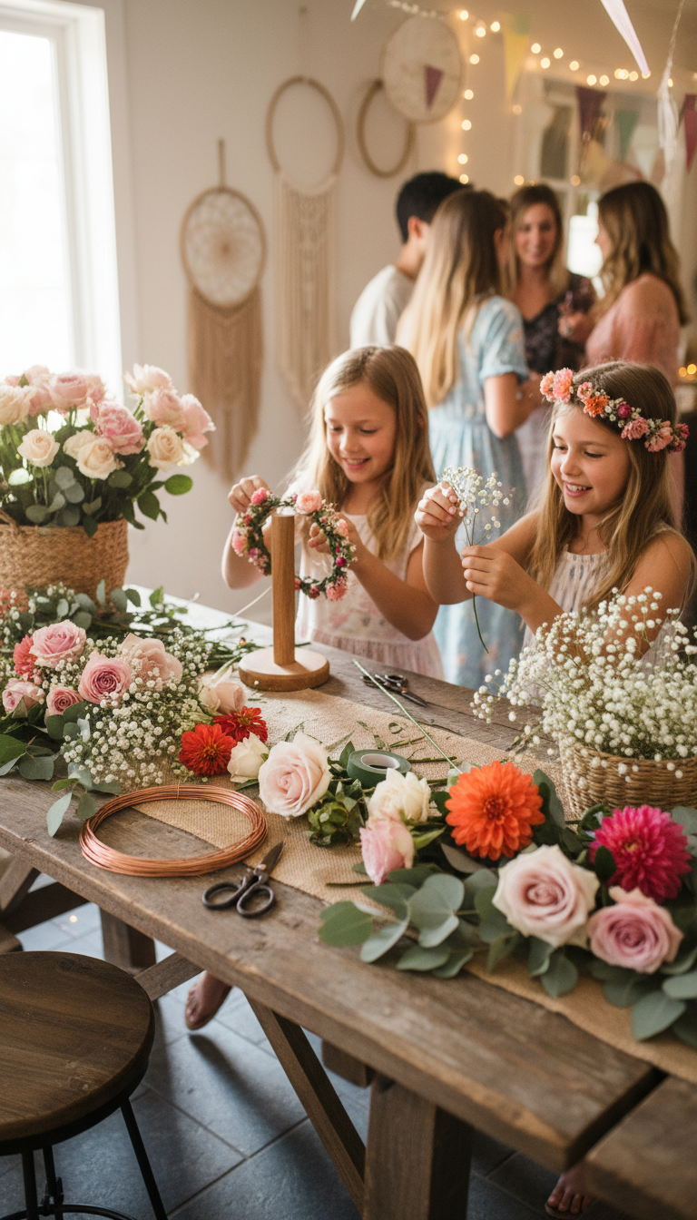 DIY Flower Crown Bar