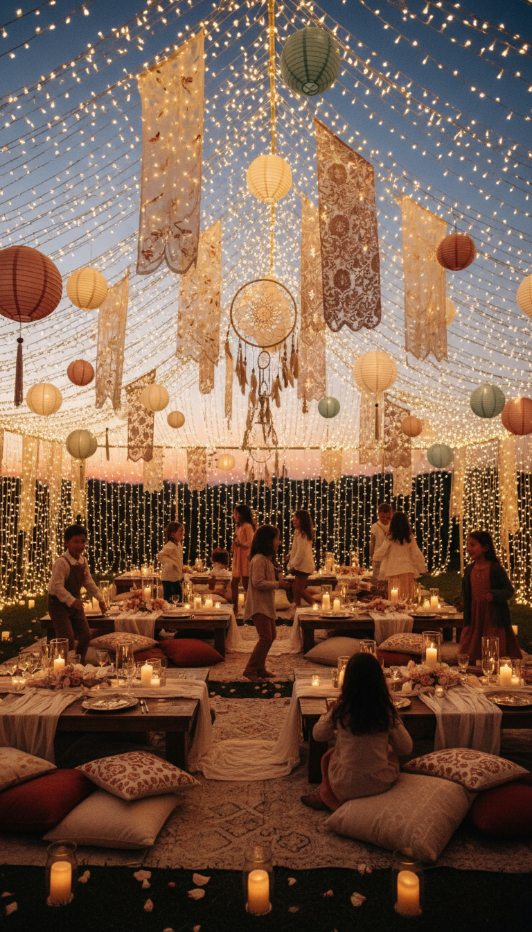 Enchanted Fairy Light Canopy