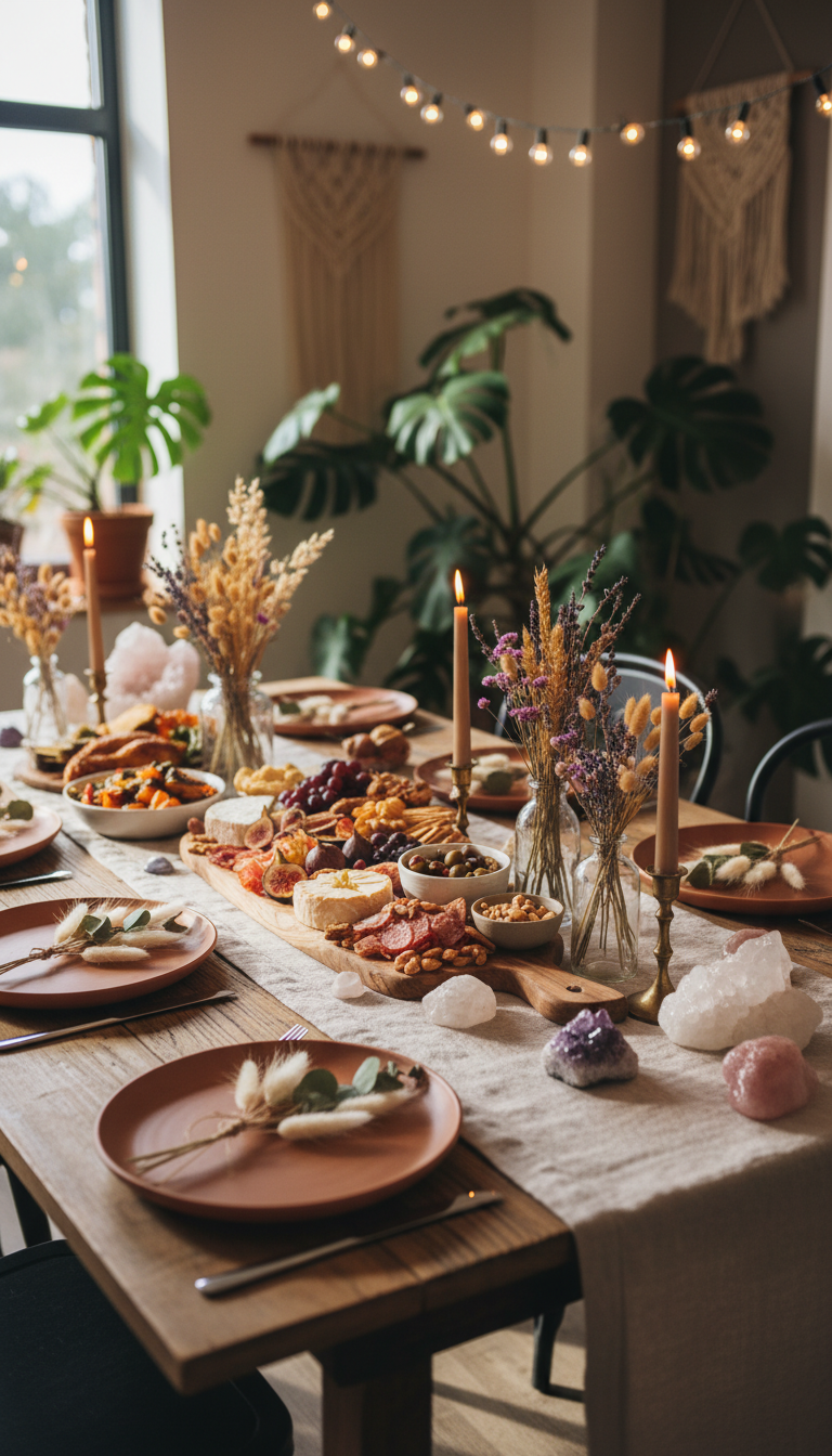 Earthy Table Setting