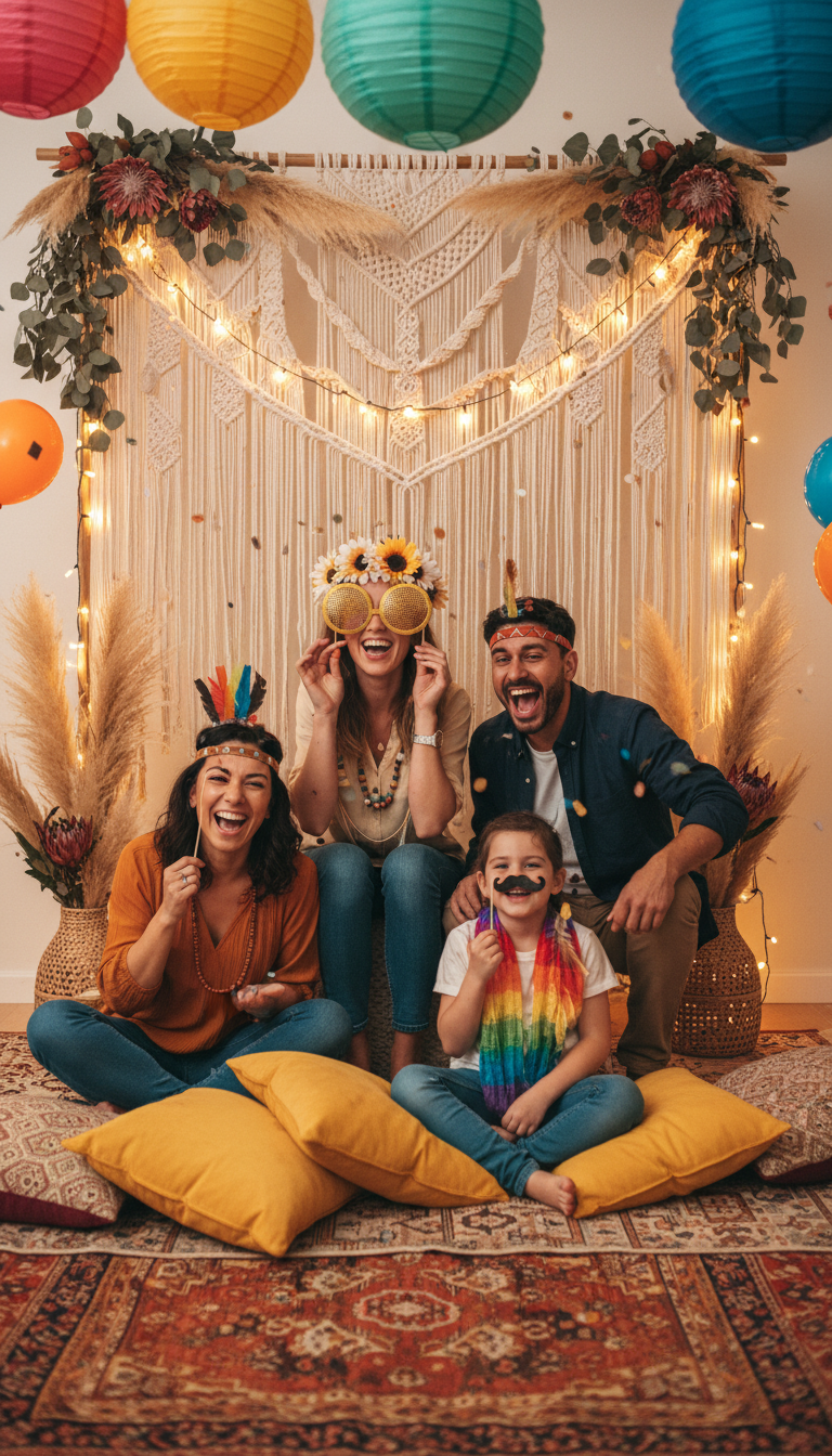 DIY Boho Photo Booth