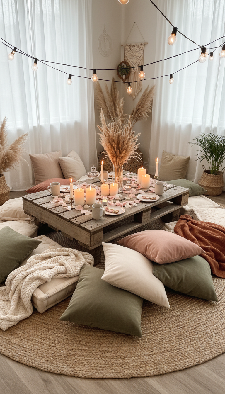 Cozy Low Seating Lounge