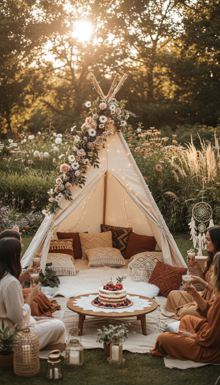 Playful Teepee Lounge Nook
