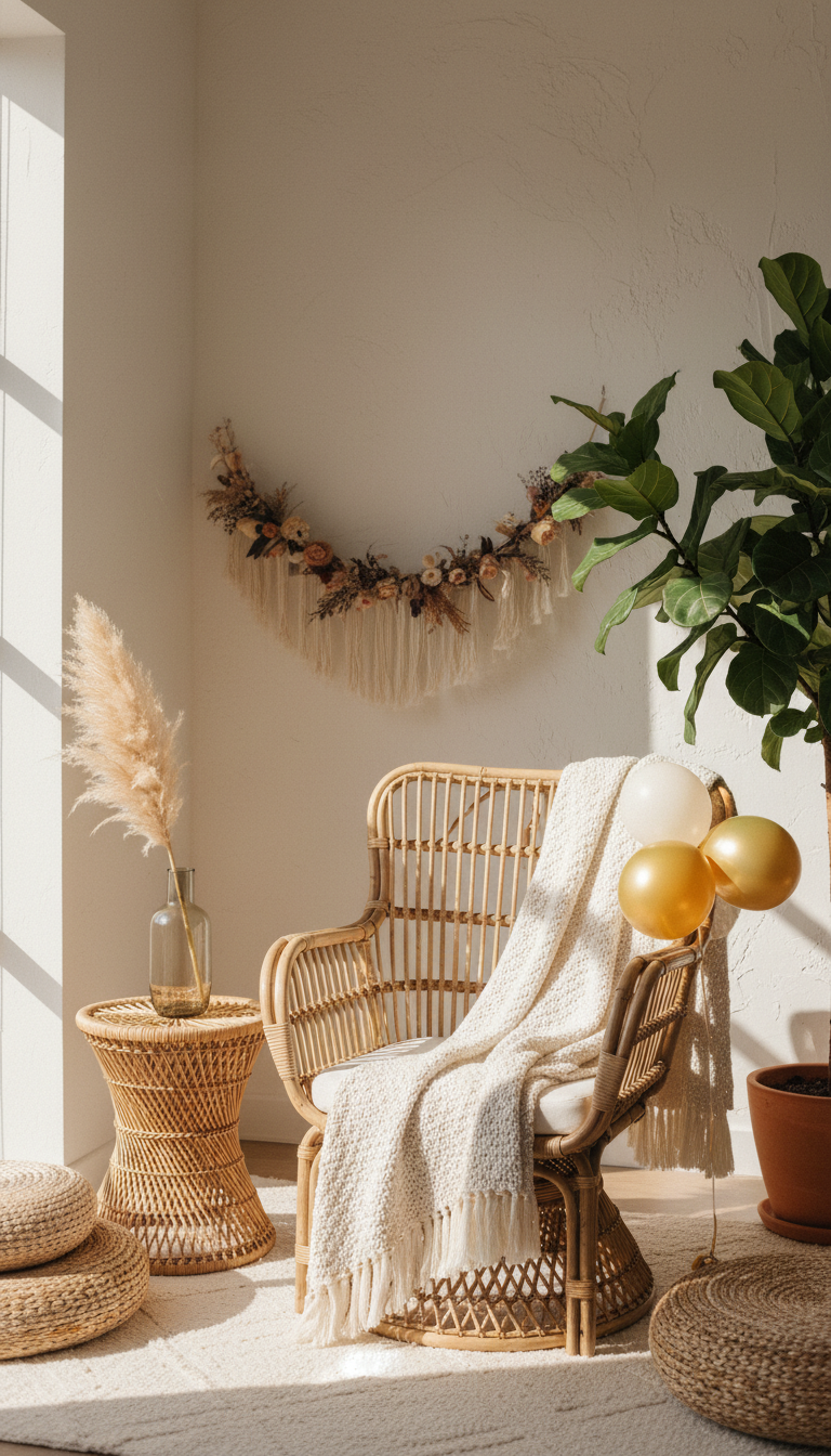 Chic Rattan Furniture Touches