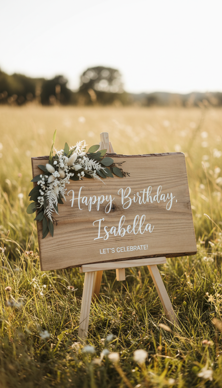 Handcrafted Wooden Welcome Signs