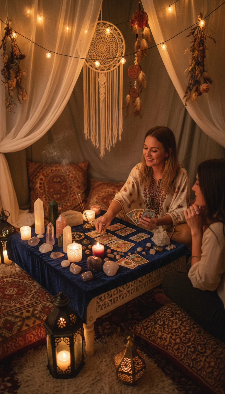 Crystal & Card Reading Corner