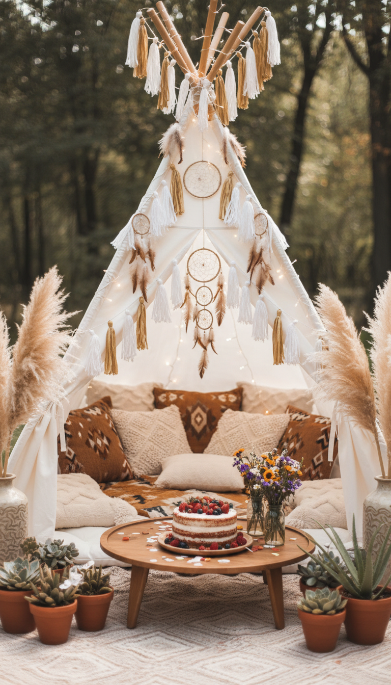 Charming Teepee or Tent Play Area
