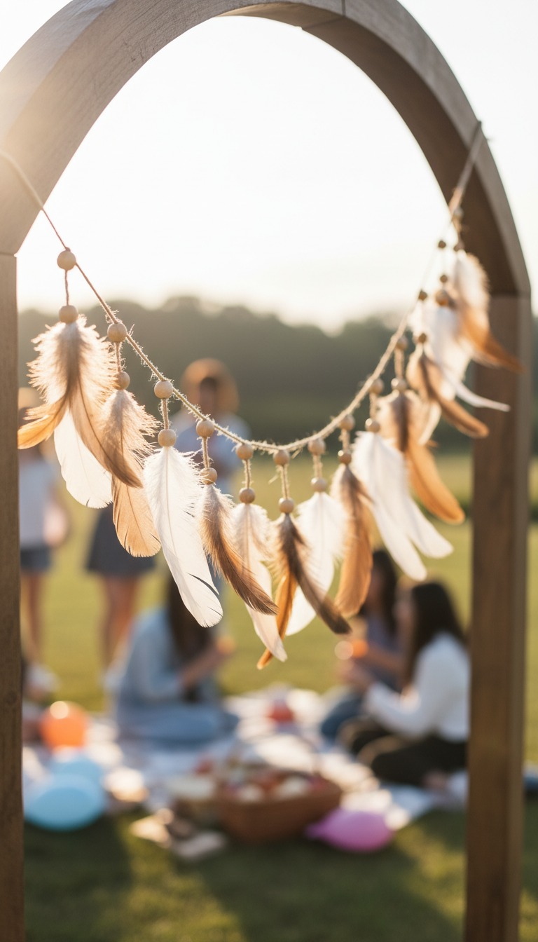 DIY Feather Garlands