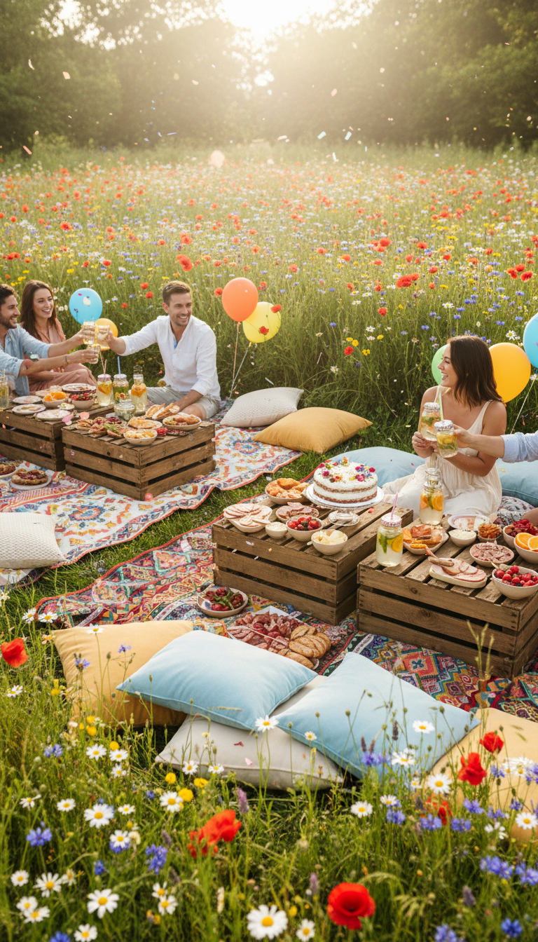 Wildflower Meadow Picnic