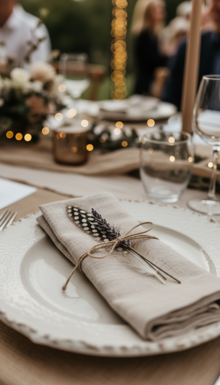 Feather Accents & Dried Florals