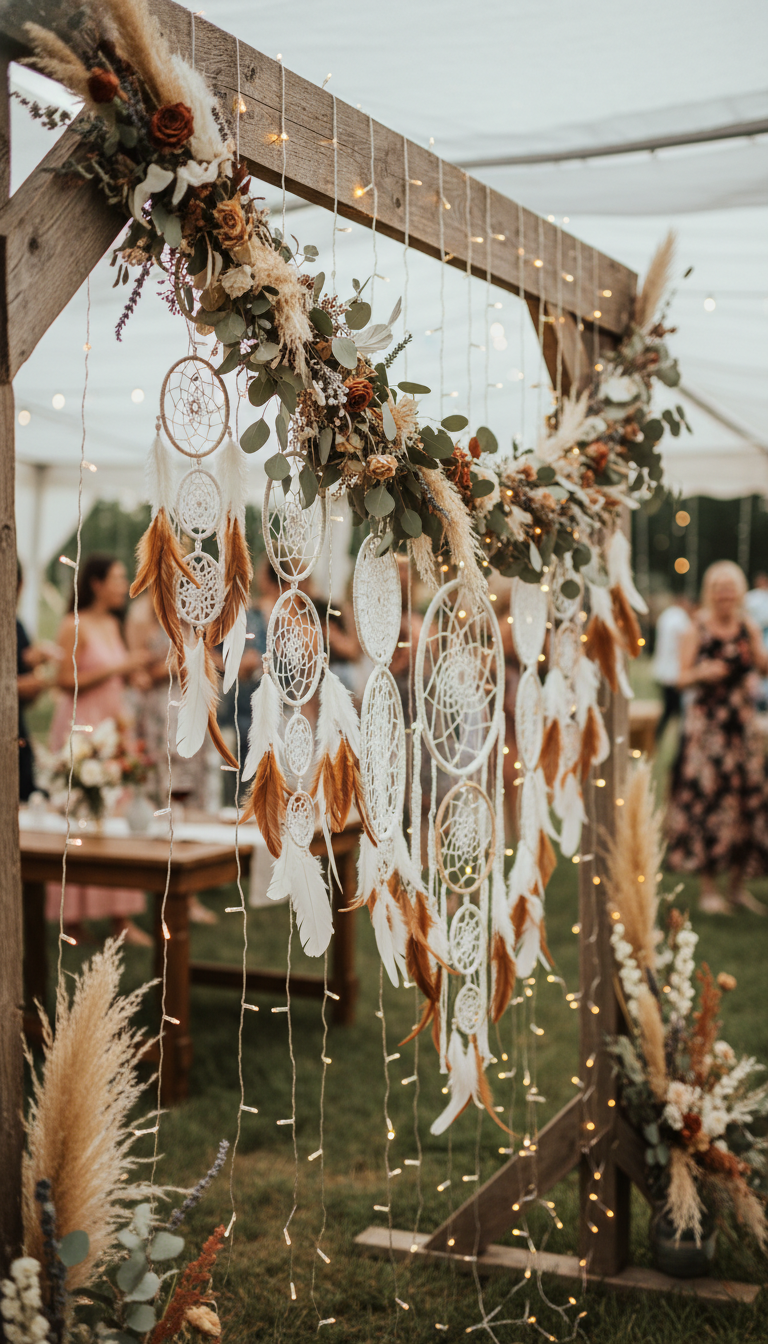 Whimsical Dreamcatcher & Floral Garlands