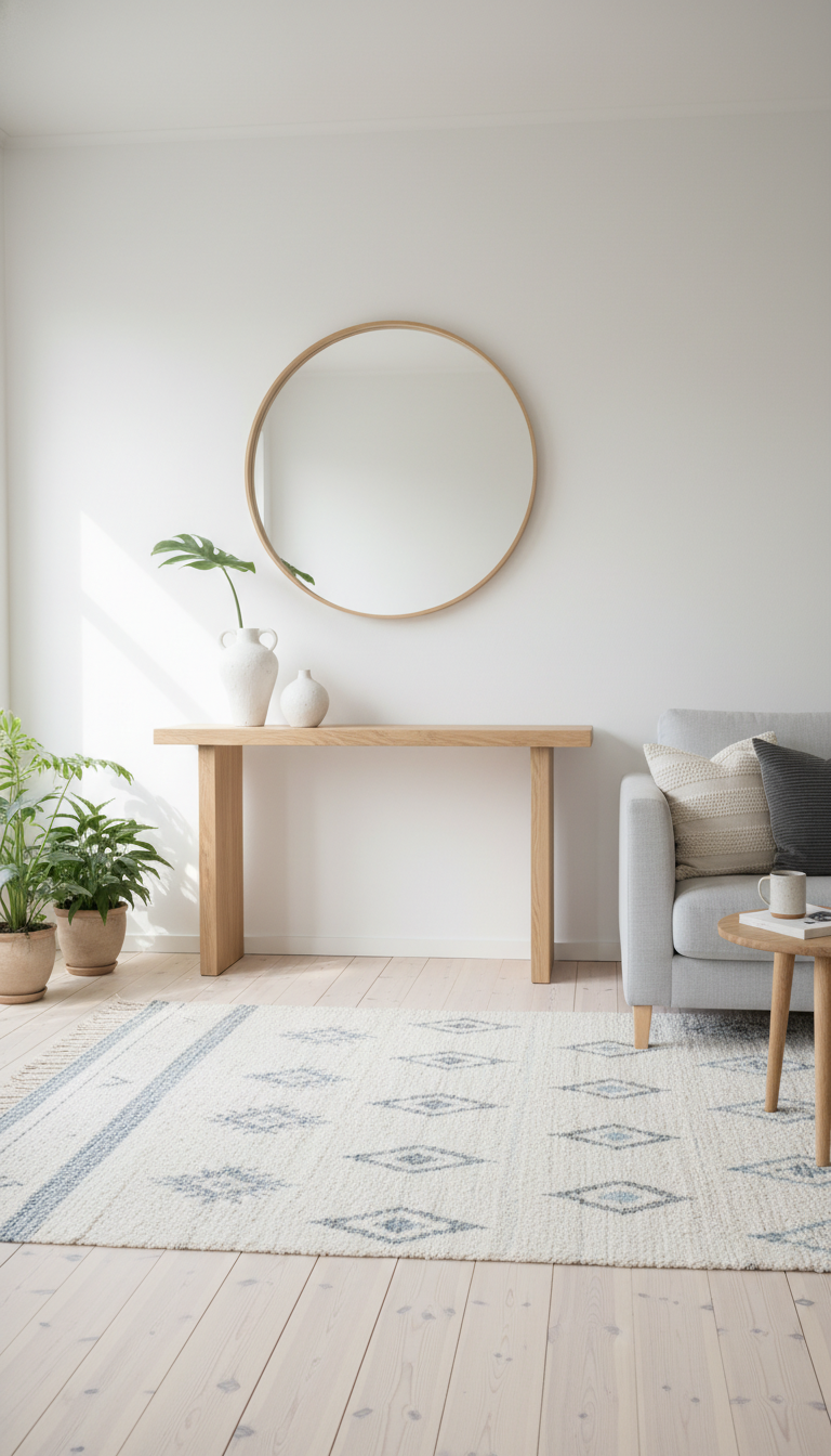 White & Wood Accents