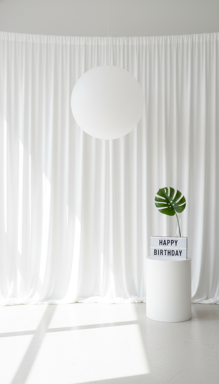 DIY Photo Booth with Simple Backdrop