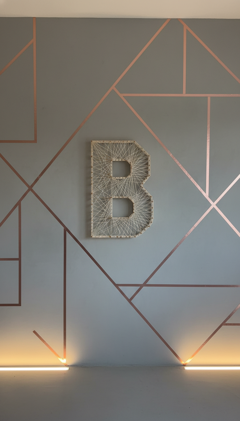 Geometric Wall Decor or String Art