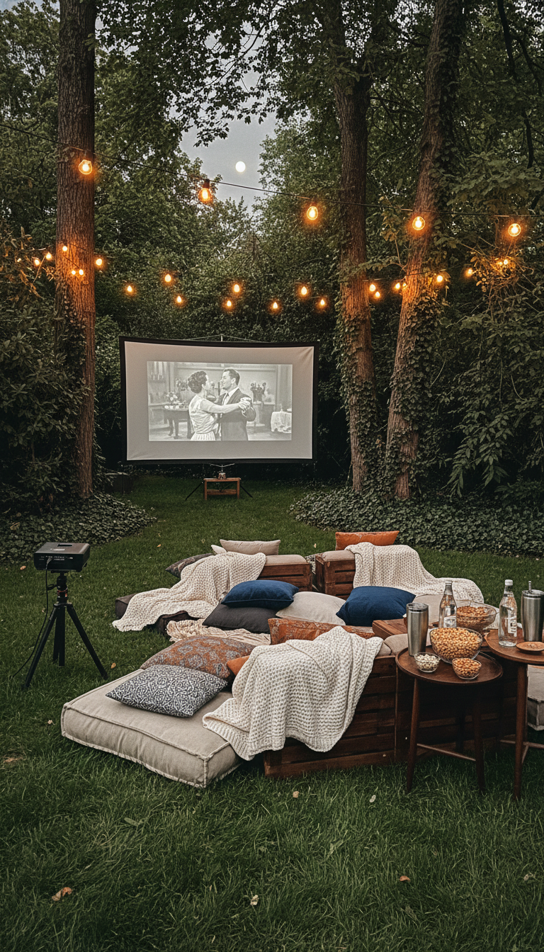 Open-Air Cinema Under Stars