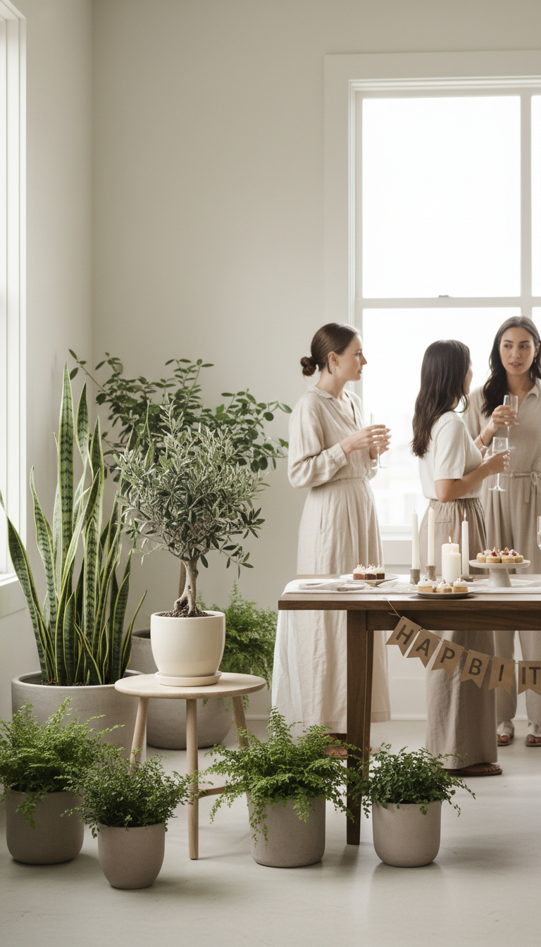Living Potted Plant Decor