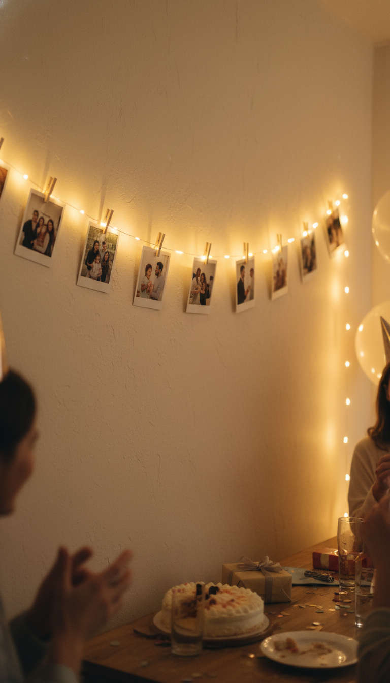 Personalized Photo String Display