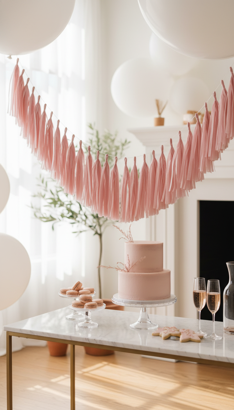 Chic Single-Color Tassel Garland