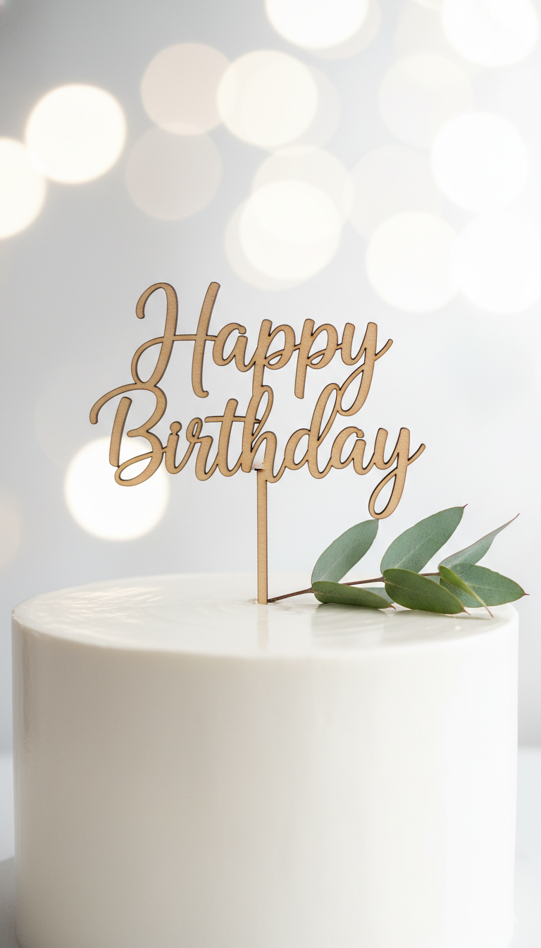 DIY Chic Cake Toppers