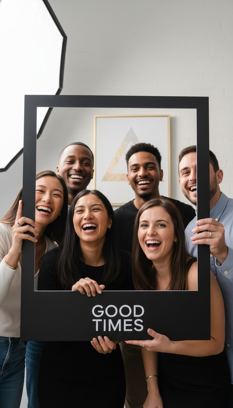 DIY Elegant Photo Booth Frame