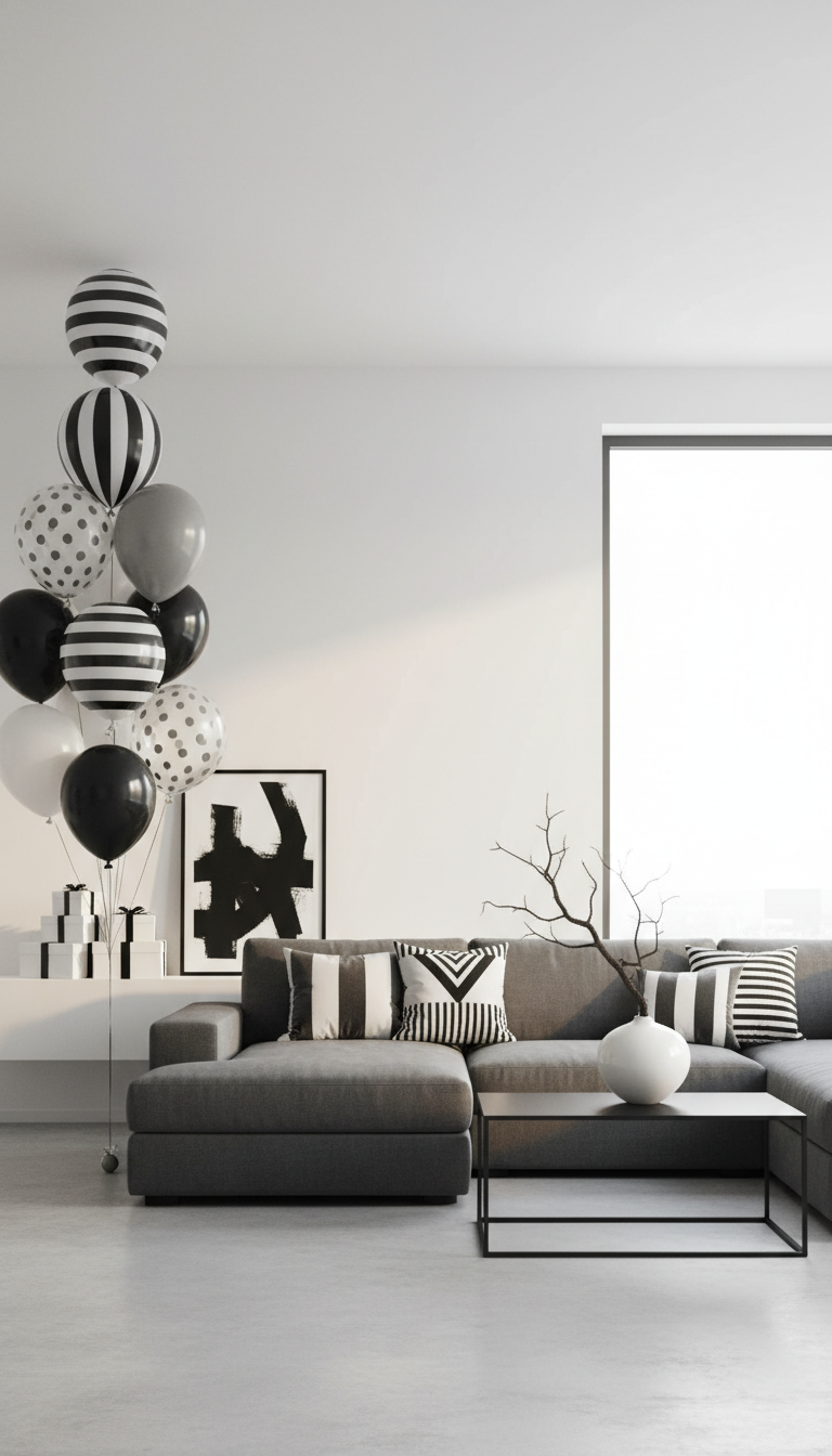 Modern Monochromatic Masterpiece